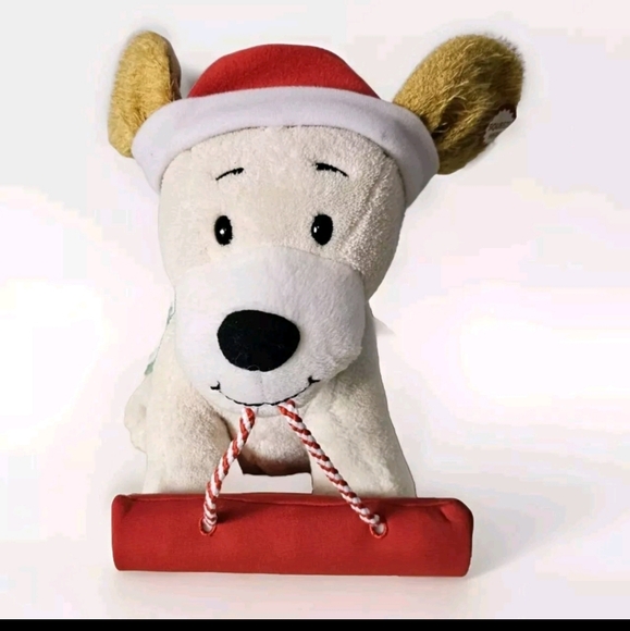 Hallmark Christmas Rockin Rover Dog On Sled Animated Barks Jingle Bells - Picture 1 of 7